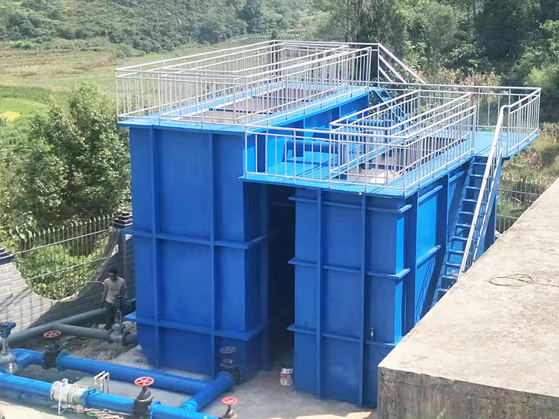 一體化凈水處理設備安裝使用現場圖